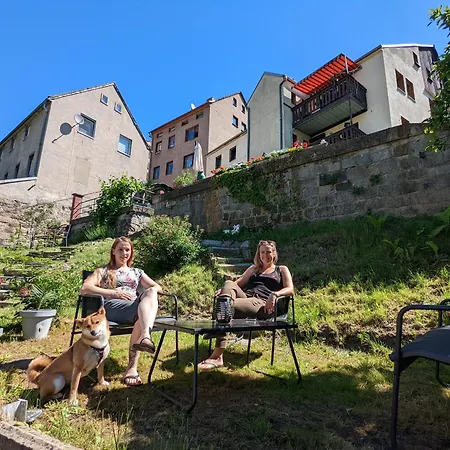 Urlaubsmagie - Hirschkaefer - Gemeinschaftsgarten, Sauna Und Saisonaler Pool - Hw1b Lägenhet Sebnitz