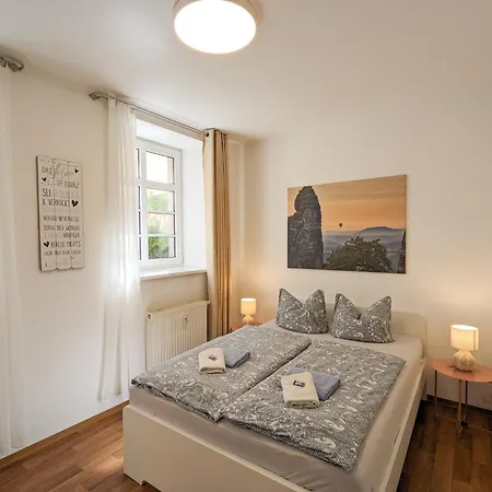 Lägenhet Urlaubsmagie - Hirschkaefer - Gemeinschaftsgarten, Sauna Und Saisonaler Pool - Hw1b Sebnitz