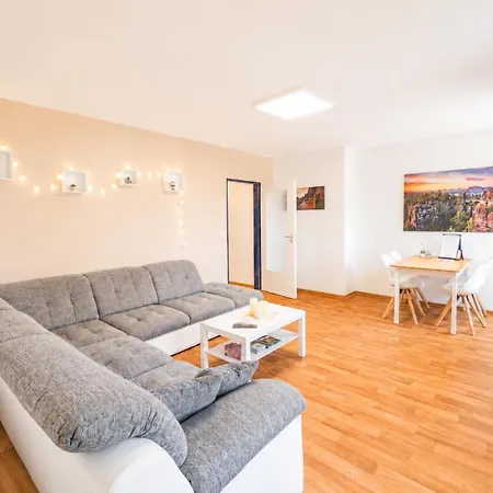 Urlaubsmagie - Hirschkaefer - Gemeinschaftsgarten, Sauna Und Saisonaler Pool - Hw1b Lägenhet Sebnitz