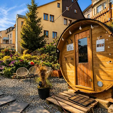Urlaubsmagie - Hirschkaefer - Gemeinschaftsgarten, Sauna Und Saisonaler Pool - Hw1b Lägenhet Sebnitz