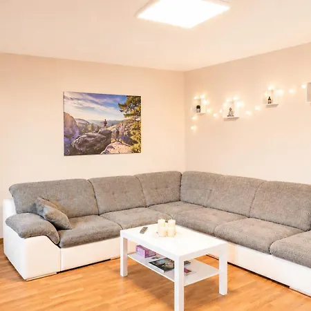 Urlaubsmagie - Hirschkaefer - Gemeinschaftsgarten, Sauna Und Saisonaler Pool - Hw1b Lägenhet Sebnitz