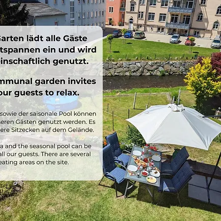 Lägenhet Urlaubsmagie - Hirschkaefer - Gemeinschaftsgarten, Sauna Und Saisonaler Pool - Hw1b Sebnitz